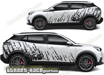 Peugeot 2008 003 - mud splatter graphics