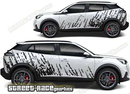 Peugeot 2008 003 - mud splatter graphics