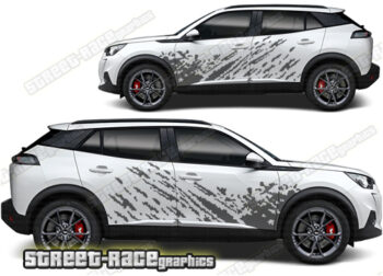 Peugeot 2008 004 - mud splatter graphics