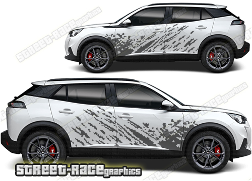 Peugeot 2008 004 - mud splatter graphics