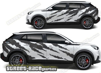 Peugeot 2008 014 - Safari ripped graphics