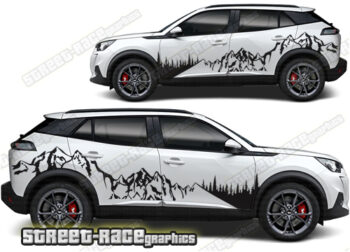 Peugeot 2008 018 - Mountain adventure overland graphics
