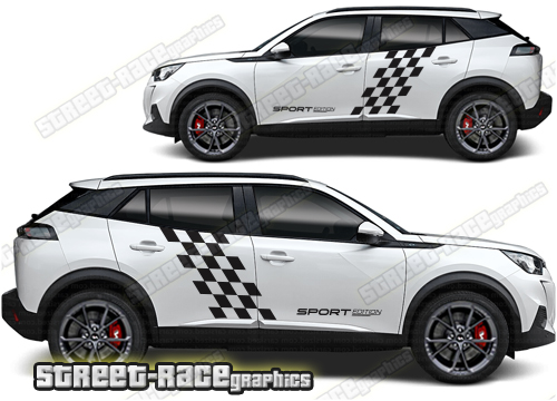 Peugeot 2008 020 - Racing Flags