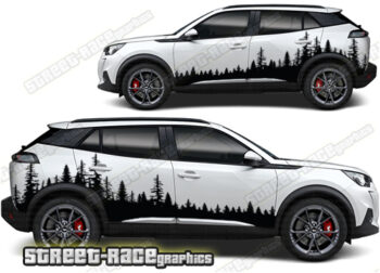 Peugeot 2008 024 - Forest overland graphics