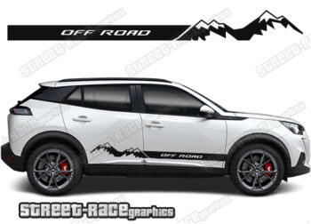Peugeot 2008 061 - off road racing stripes
