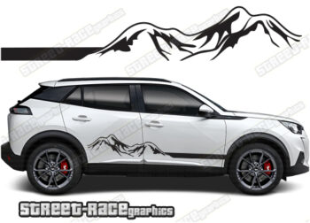Peugeot 2008 063 - mountain adventure racing stripes