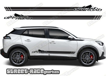 Peugeot 2008 064 - off road racing stripes