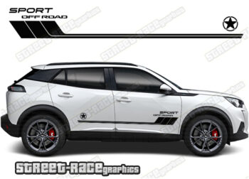 Peugeot 2008 065 - off road 4x4 racing stripes