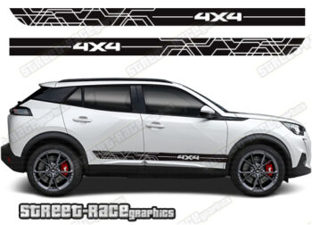 Peugeot 2008 068 - 4x4 racing stripes