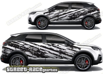 Peugeot 3008 008 - ripped graphics