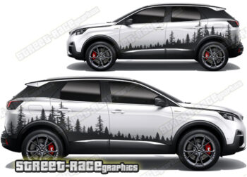 Peugeot 3008 024 - Forest overland graphics
