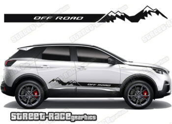Peugeot 3008 061 - off road racing stripes