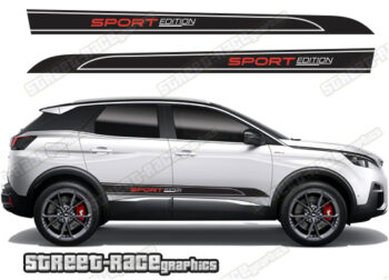 Peugeot 3008 067 - off road 4x4 decals