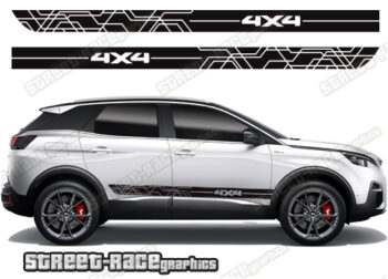 Peugeot 3008 068 - 4x4 racing stripes