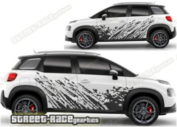 Citroen C3 Aircross 002 - mud splatter graphics