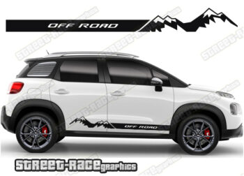 Citroen C3 Aircross 061 - off road racing stripes