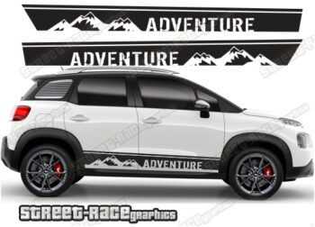 Citroen C3 Aircross 062 - mountain adventure racing stripes