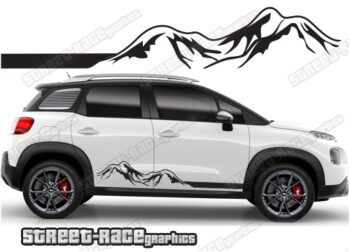 Citroen C3 Aircross 063 - mountain adventure racing stripes