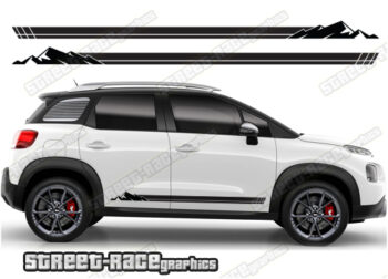 Citroen C3 Aircross 069 - 4x4 racing stripes