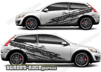 Volvo C30 large graphics 019 - Ripped