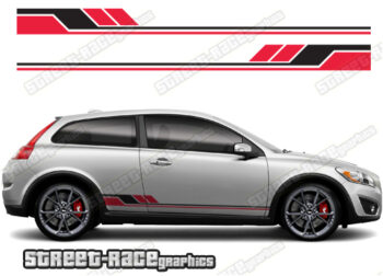 Volvo C30 racing stripes 028