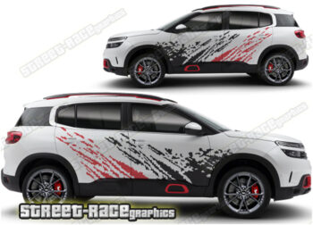 Citroen C5 Aircross 001 - mud splatter graphics