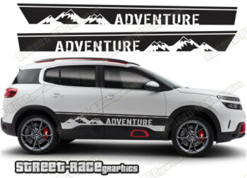 Citroen C5 Aircross 062 - mountain adventure racing stripes