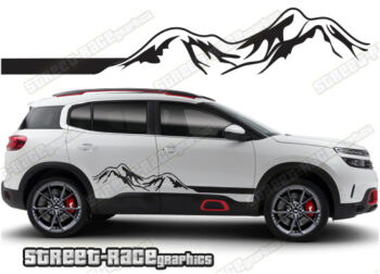Citroen C5 Aircross 063 - mountain adventure racing stripes