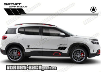 Citroen C5 Aircross 065 - off road 4x4 racing stripes