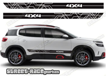 Citroen C5 Aircross 068 - 4x4 racing stripes