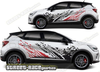 Renault Captur 001 - mud splatter graphics