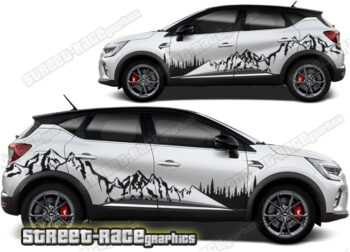 Renault Captur 018 - Mountain adventure overland graphics