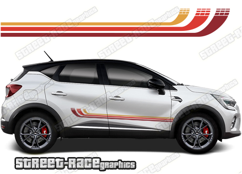 Renault Captur 042 - Retro stripes