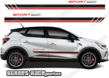 Renault Captur 053 - racing stripes