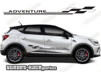 Renault Captur 058 - Adventure racing stripes