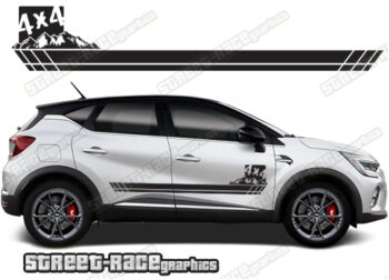 Renault Captur 060 - 4x4 racing stripes