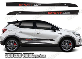 Renault Captur 067 - off road 4x4 decals