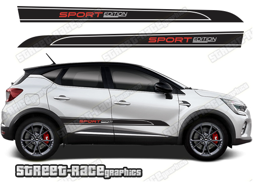 Renault Captur 067 - off road 4x4 decals