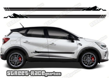Renault Captur 069 - 4x4 racing stripes