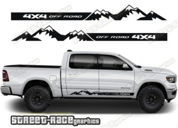 Dodge RAM racing stripes 002