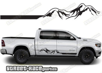 Dodge RAM racing stripes 004