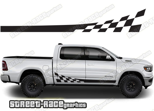 Dodge RAM racing stripes 010