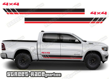 Dodge RAM racing stripes 014