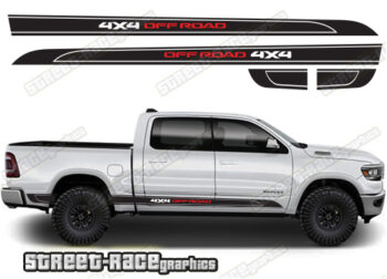 Dodge RAM racing stripes 016