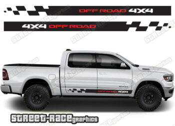 Dodge RAM racing stripes 017