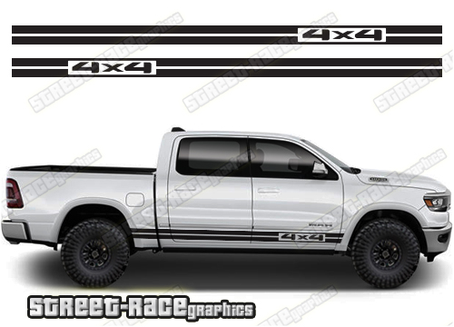 Dodge RAM racing stripes 021
