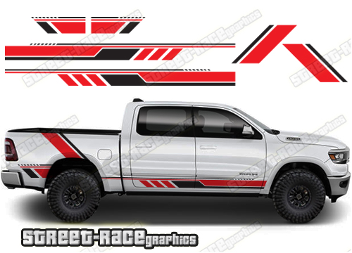 Dodge RAM racing stripes 026