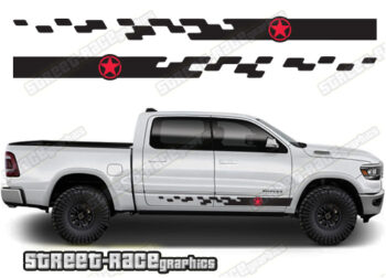 Dodge RAM racing stripes 031