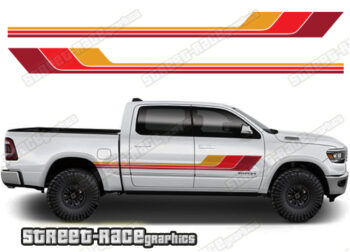 Dodge RAM racing stripes 042