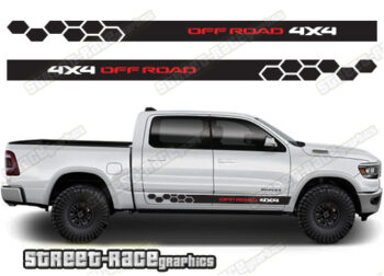 Dodge RAM racing stripes 044